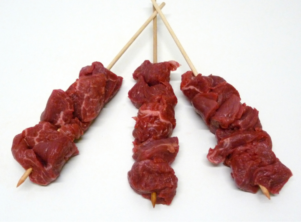 Brochette de Bœuf (Origine France - Fabrication maison)